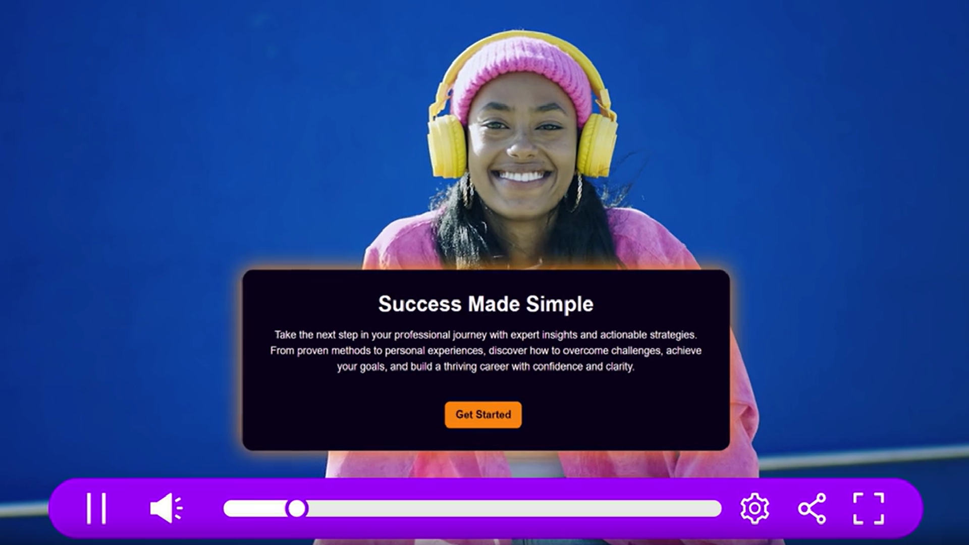 On demand interactive video content in Cinema8 video hosting illustrated with relevant visuals.