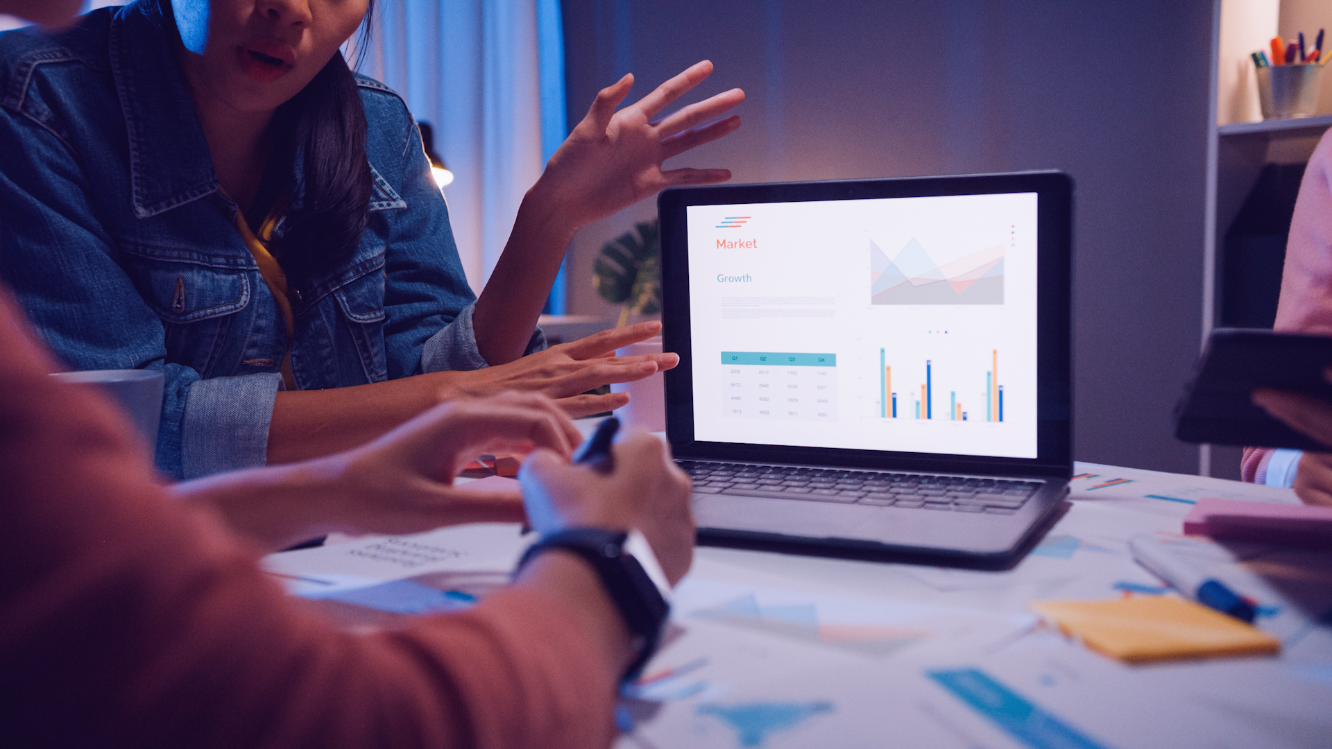 A video hosting platform shows a variety of analytics through graphs and tables.