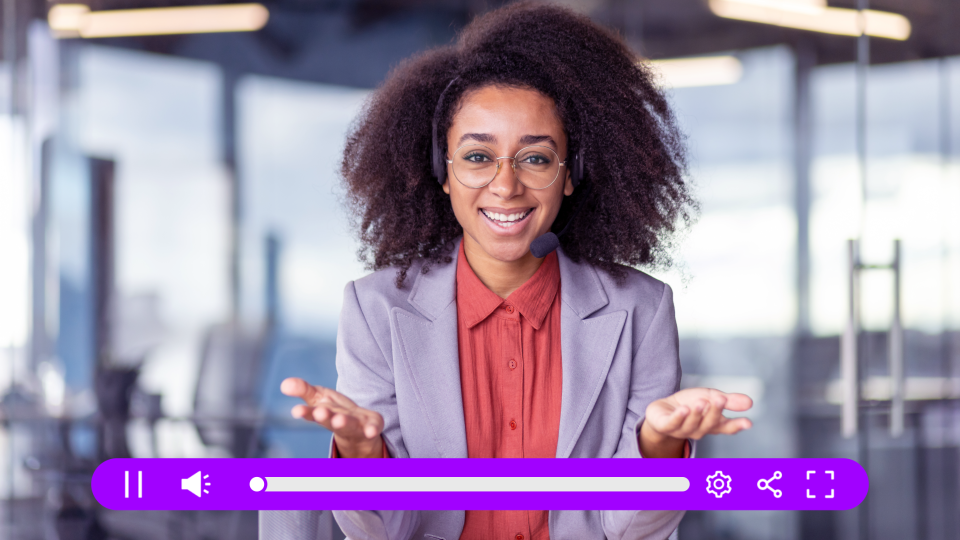 A video player interface demonstrating reliable video hosting. 