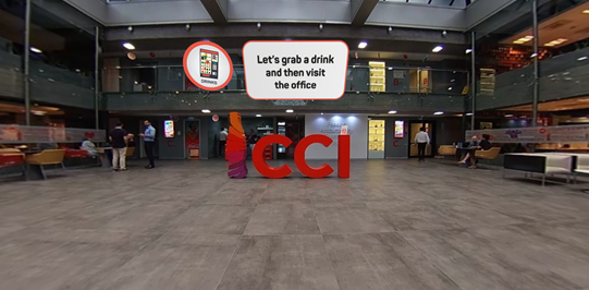 Coca Cola Interactive Office Orientation  - Cinema8 Interactive 360° Video Guide 1