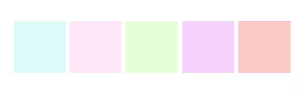 color theory pastel color palette