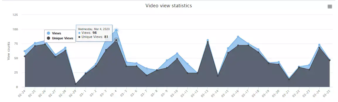 Global Video Usage Reports